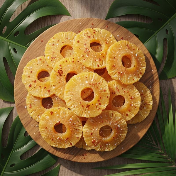 Thơm (Dứa) Sấy Dẻo Muối Ớt: Bản Giao Hưởng Chua Cay Kích Thích Vị Giác