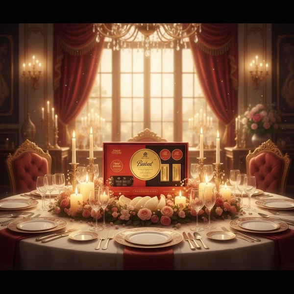 Nghệ Thuật Bày Trí Set Quà Yến Sào: Điểm Nhấn Sang Trọng Cho Bàn Tiệc