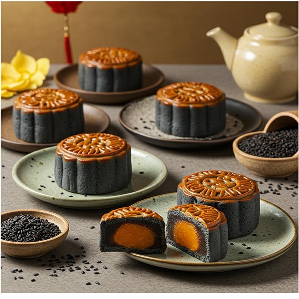 Bánh Trung Thu Lava Mè Đen: Hương Vị Độc Đáo, Lợi Ích Cho Sức Khỏe