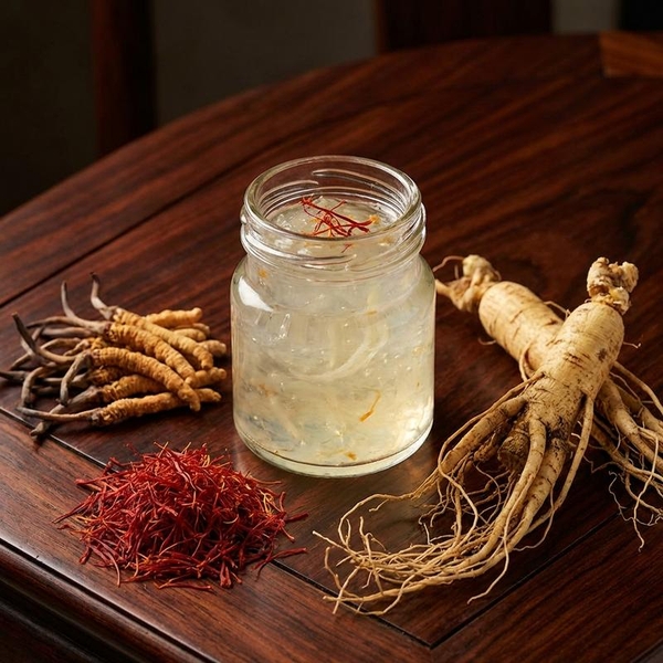 Ý Nghĩa Các Vị Mix Trong Yến Hũ: Tác Dụng Của Đông Trùng, Nhân Sâm Và Saffron