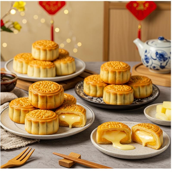 Cách Làm Bánh Trung Thu Mochi Nhân Phô Mai Tan Chảy Tại Nhà