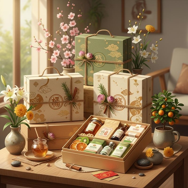 Gợi Ý Các Mẫu Hộp Quà Tết Hữu Cơ Sang Trọng, Độc Đáo