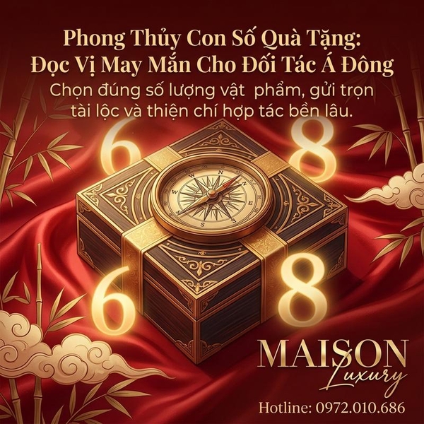 Phong Thủy Con Số Quà Tặng: Đọc Vị May Mắn Cho Đối Tác Á Đông