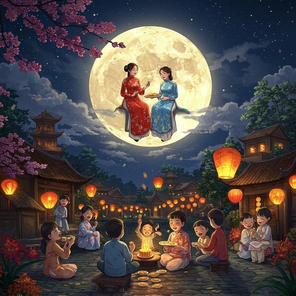 Nhạc đồng dao Chị Hằng, Chú Cuội và Thỏ Ngọc: Âm vang trăng rằm