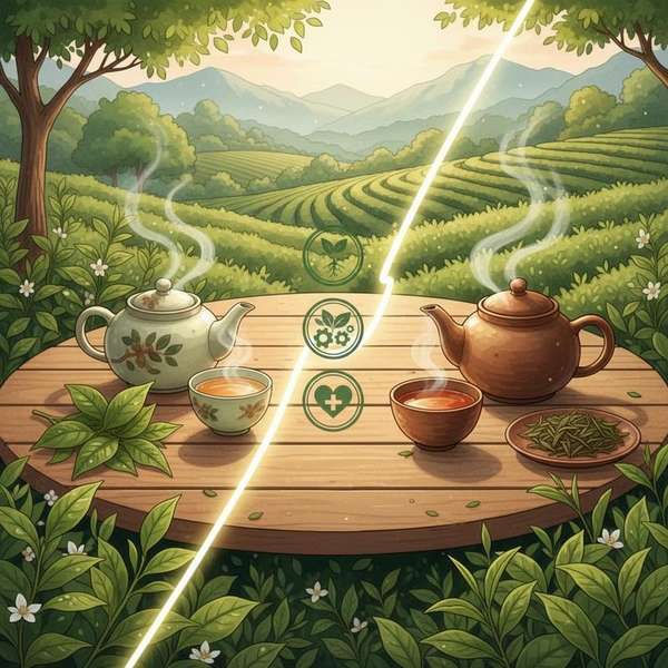Phân Biệt Trà Hữu Cơ và Trà Truyền Thống: 3 Tiêu Chí Cốt Lõi