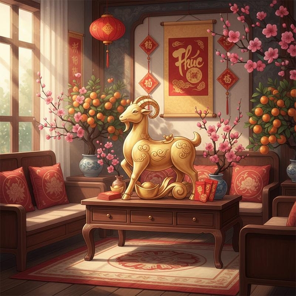 Vị Trí Đặt Vật Phẩm Phong Thủy Hợp Nhất Với Người Tuổi Mùi Cho Dịp Tết