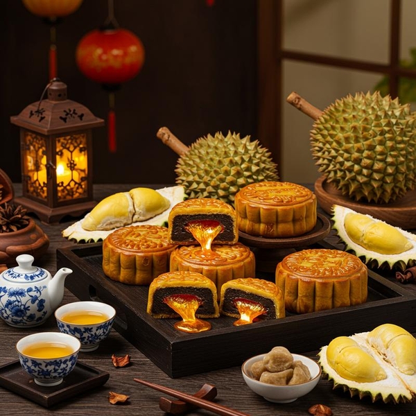 Bánh Trung Thu Lava Sầu Riêng: Đỉnh Cao Hương Vị Cho Tín Đồ Sầu Riêng