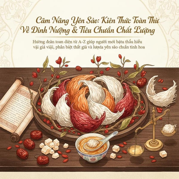 Cẩm Nang Yến Sào: Kiến Thức Toàn Thư Về Dinh Dưỡng & Tiêu Chuẩn Chất Lượng