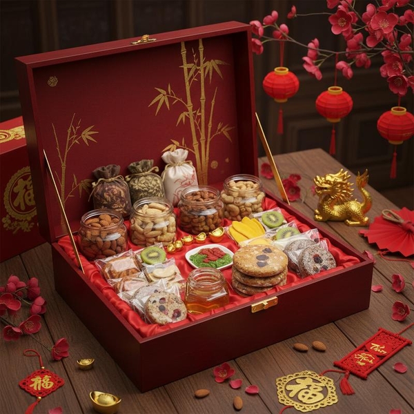 Ý nghĩa của từng món đồ trong hộp quà Tết healthy