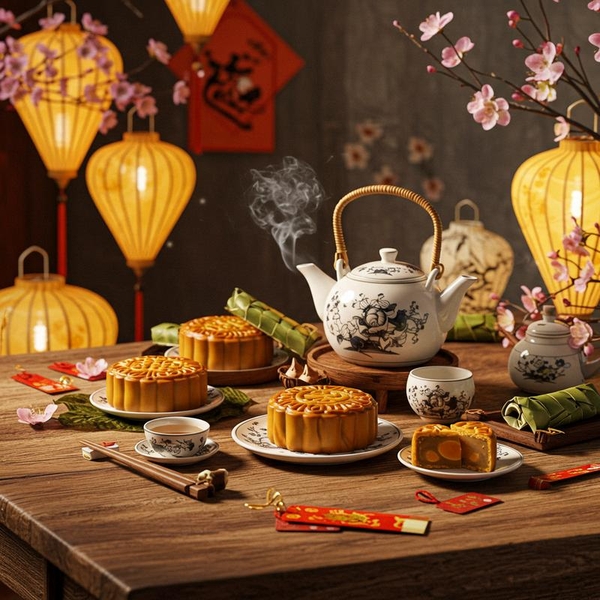 Bánh Trung Thu & Trà: Nghệ Thuật Thưởng Thức Thanh Tao