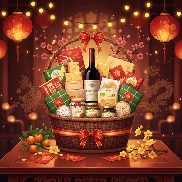 Giỏ Quà Tết Cao Cấp: Gắn Kết Đối Tác, Nâng Tầm Giá Trị