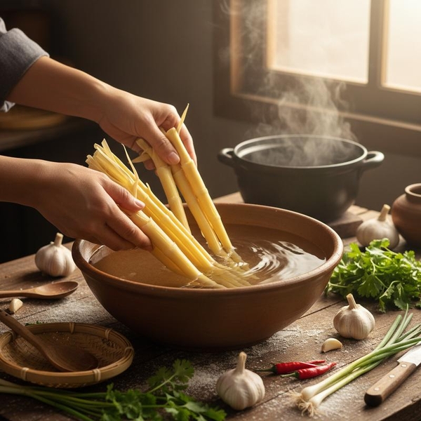 Ngâm Măng Khô Làm Canh: Bao Lâu Để An Toàn?