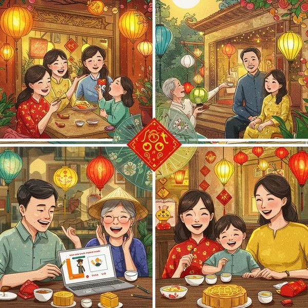 Tổ chức Trung Thu online: Gắn Kết Tình Thân Dù Xa Cách