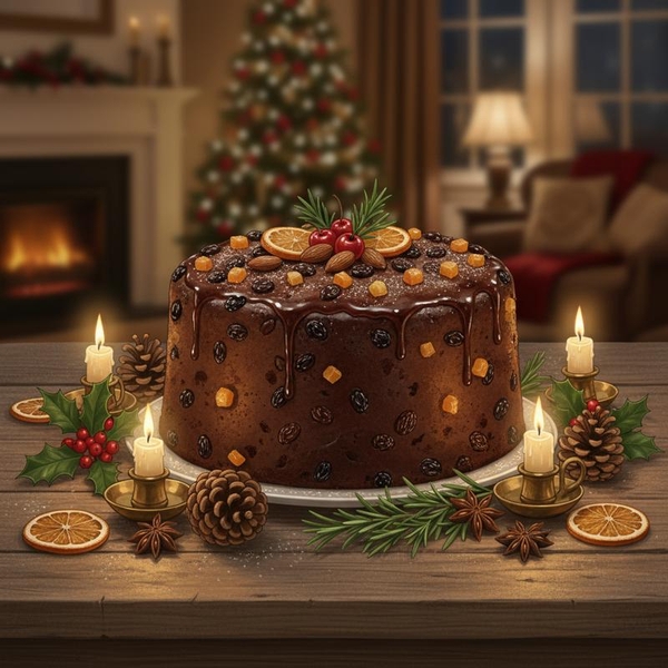 Tuyệt Đỉnh Công Thức Làm Bánh Fruitcake Giáng Sinh Với Nho Khô Và Vỏ Cam
