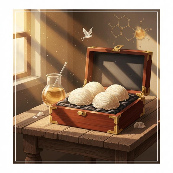 Giải mã sợi yến Maison Luxury: Tại sao có độ dai và mùi đặc trưng?