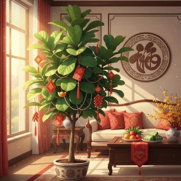 Cây Bàng Singapore Chưng Tết: Ý Nghĩa Đặc Biệt So Với Bàng Ta