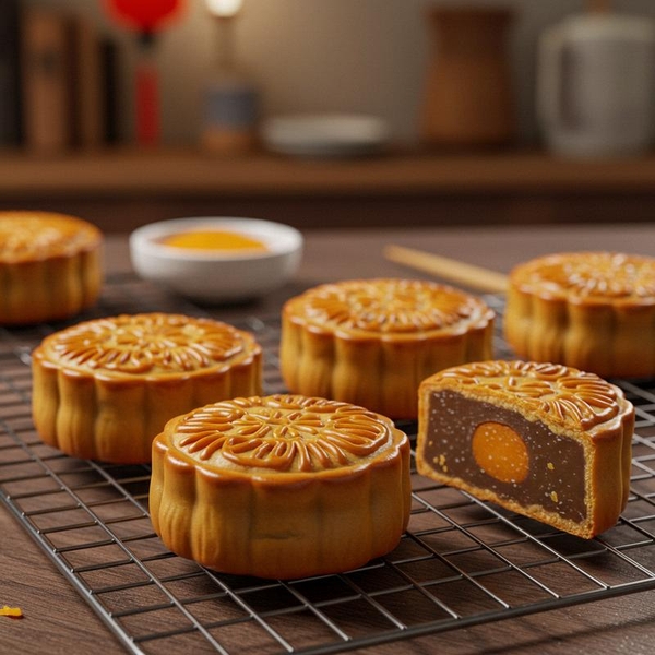 Bí Quyết Nướng Bánh Trung Thu Không Bị Nứt