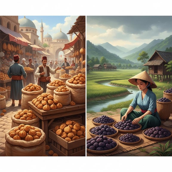 Sung sấy Thổ Nhĩ Kỳ vs Sung sấy Việt Nam: So Sánh Toàn Diện