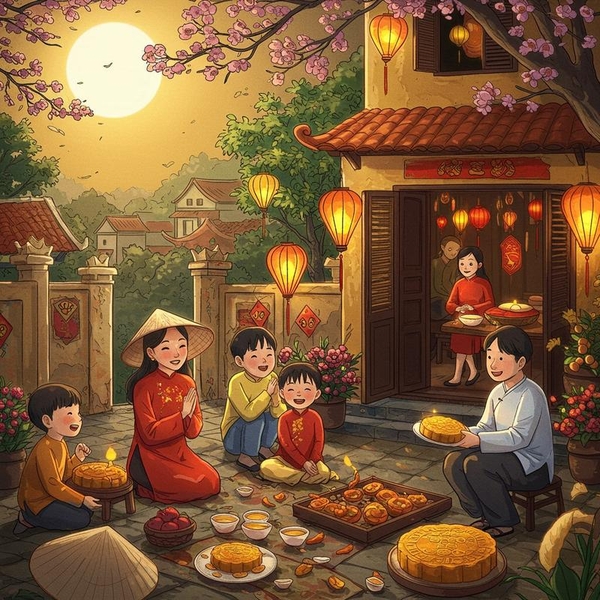 Tổ Chức Tiệc Phá Cỗ Trung Thu Tại Nhà Đơn Giản