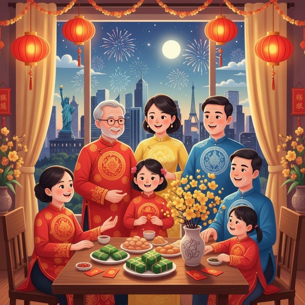 Người Việt Đón Tết Xa Xứ: Nối Dài Truyền Thống Qua Châu Mỹ, Âu, Úc