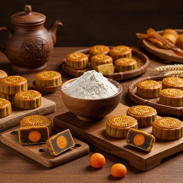 Bột mì làm bánh trung thu: Lựa chọn loại nào tốt?