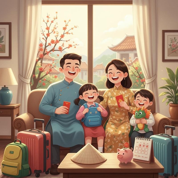 Lập Ngân Sách Du Lịch Tết 7 Ngày Cho Gia Đình: Tường Minh & Tiết Kiệm