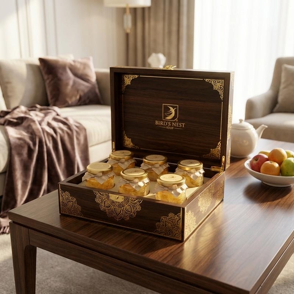 Gợi Ý Set Quà Tặng 6 Hũ Yến Chưng Sẵn Sang Trọng Cho Dịp Tân Gia