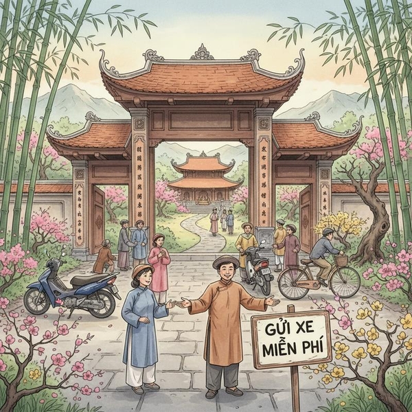 Khám Phá Các Đền Chùa Miền Bắc Không Thu Phí Gửi Xe Ngày Tết