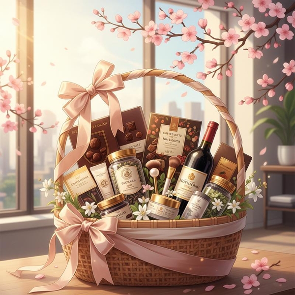 Giỏ Quà Tết Tặng Sếp Nữ Sang Trọng Tại Hà Nội