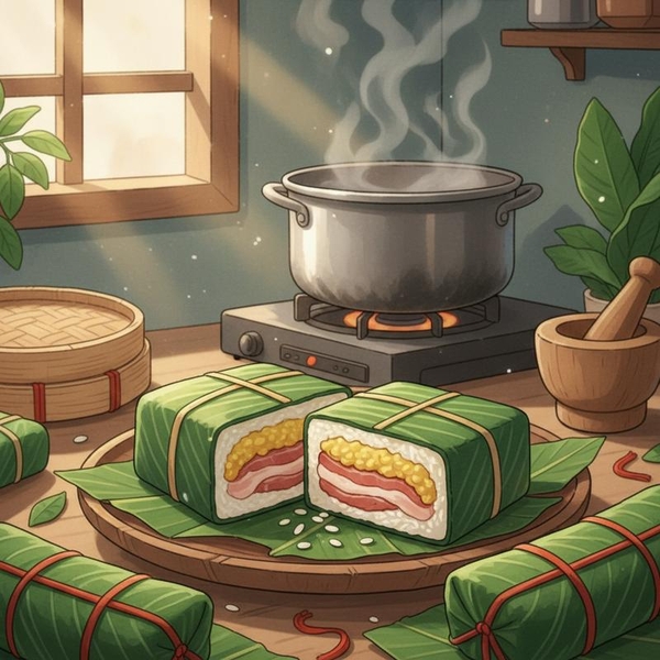 Bánh chưng bị sượng: Nguyên nhân và cách cứu vãn ngay tại nhà