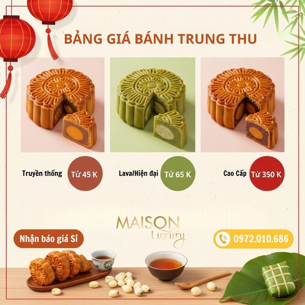 Giá Bánh Trung Thu 2025: Bảng So Sánh & Xu Hướng Mới Nhất