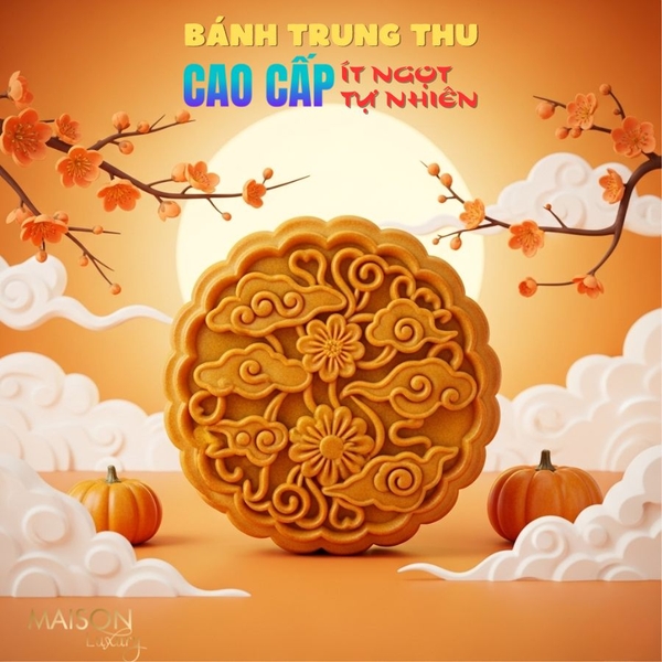 Bánh Trung Thu Cao Cấp Cho Sức Khỏe: Ít Ngọt, Tự Nhiên