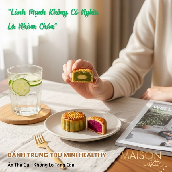 Bánh Trung Thu Mini Healthy: Ăn Thả Ga, Không Lo Tăng Cân