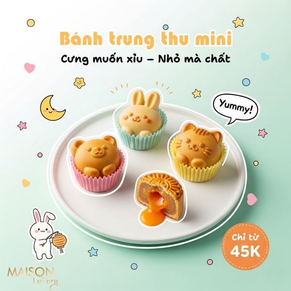 Bánh trung thu mini: Tại sao ngày càng được ưa chuộng?