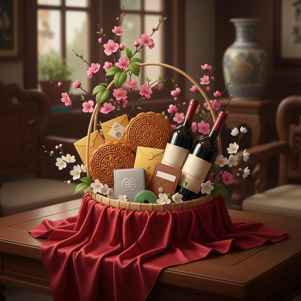 Tạo Dấu Ấn Riêng Cho Giỏ Quà Tết Khách Hàng VIP