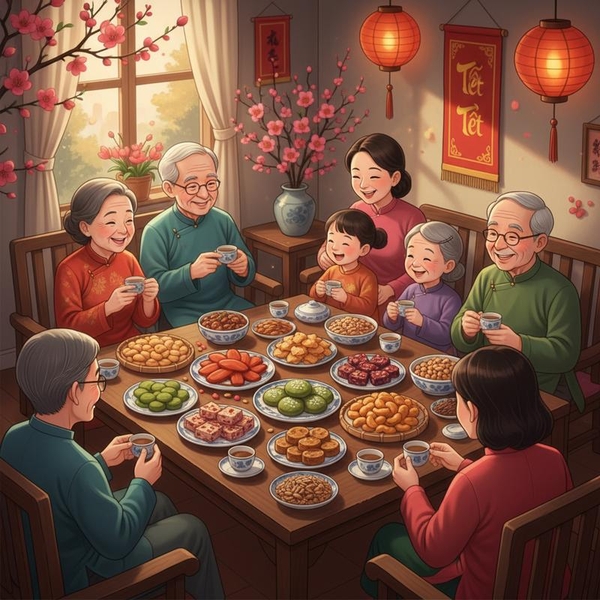 Bánh Kẹo Tết Hữu Cơ: Lựa Chọn Ít Đường Và Tốt Cho Người Già