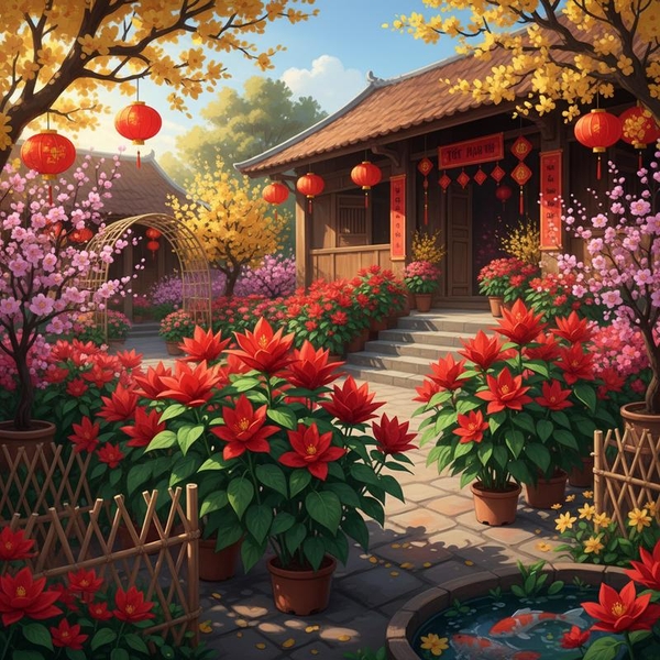 Hoa Trạng Nguyên: Biểu Tượng Sắc Đỏ Dịp Tết Việt