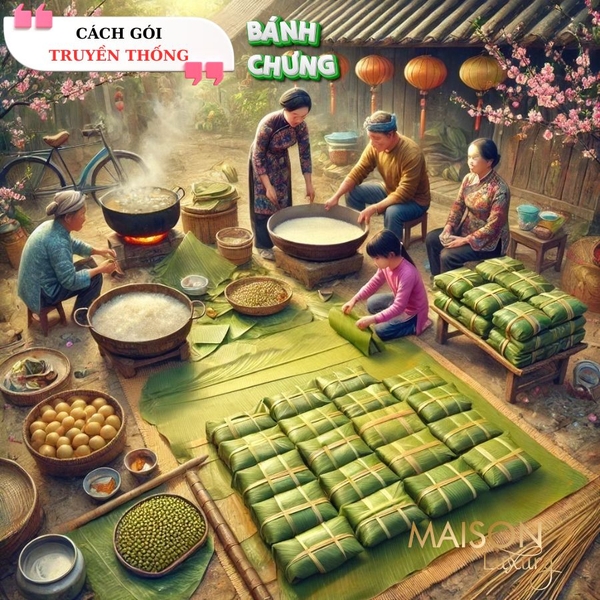 Cách Gói Bánh Chưng Chuẩn Vị Truyền Thống: Hướng Dẫn Chi Tiết