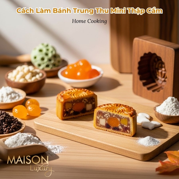 Cách Làm Bánh Trung Thu Mini Thập Cẩm Đơn Giản Tại Nhà