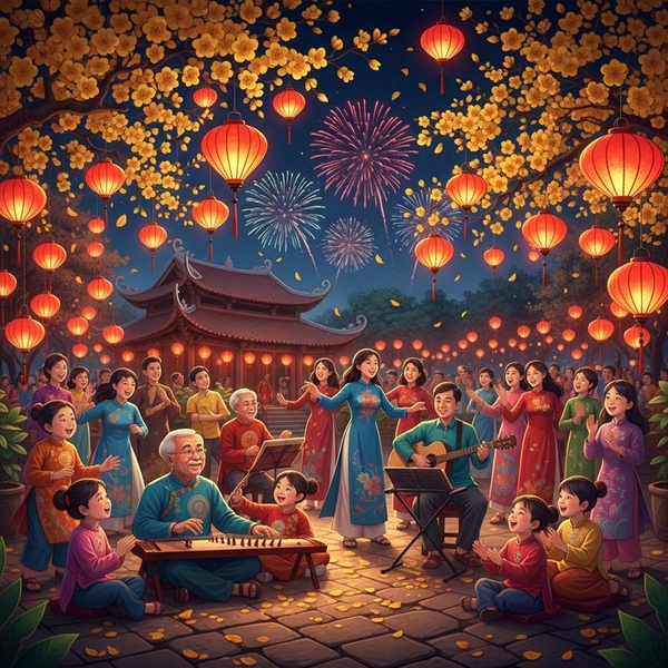 Âm nhạc ngày Tết: Hành trình từ dân ca tới hiện đại