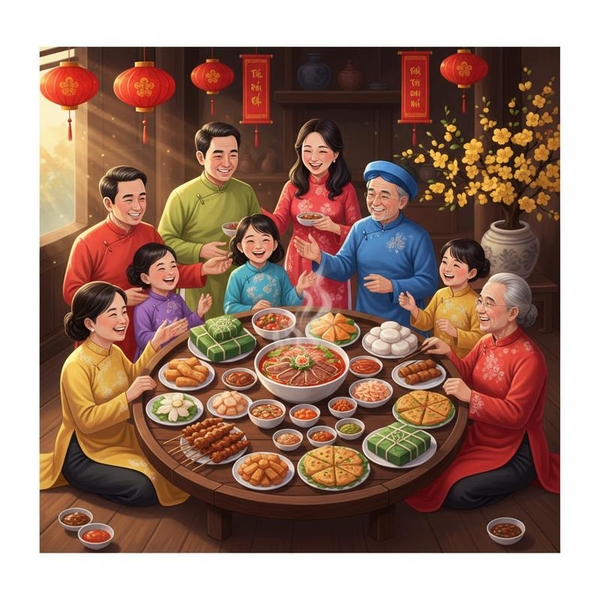 Ẩm thực Tết miền Trung: Đậm đà vị khắc khổ, trọn vẹn nghĩa xuân