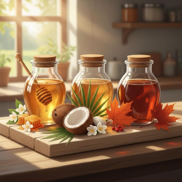 Mật ong, Mật hoa dừa và Siro cây phong: So sánh lợi ích sức khỏe