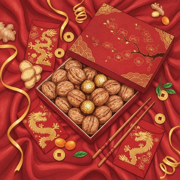 Hạt Óc Chó: Kho Báu Dinh Dưỡng Cho Hộp Quà Tết