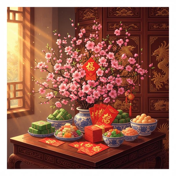 Sắc Đỏ Ngày Tết: Ý Nghĩa Và Văn Hóa Hoa Đào