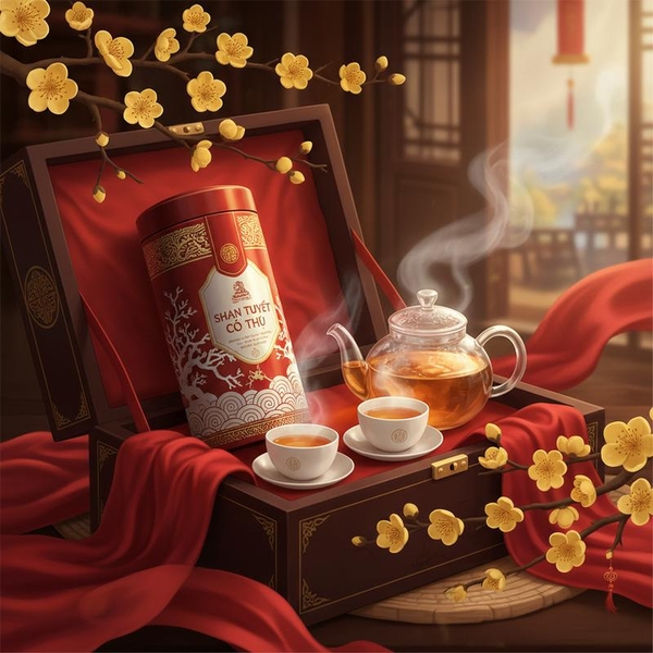 Tác Dụng Của Trà Shan Tuyết Cổ Thụ Trong Hộp Quà Tết