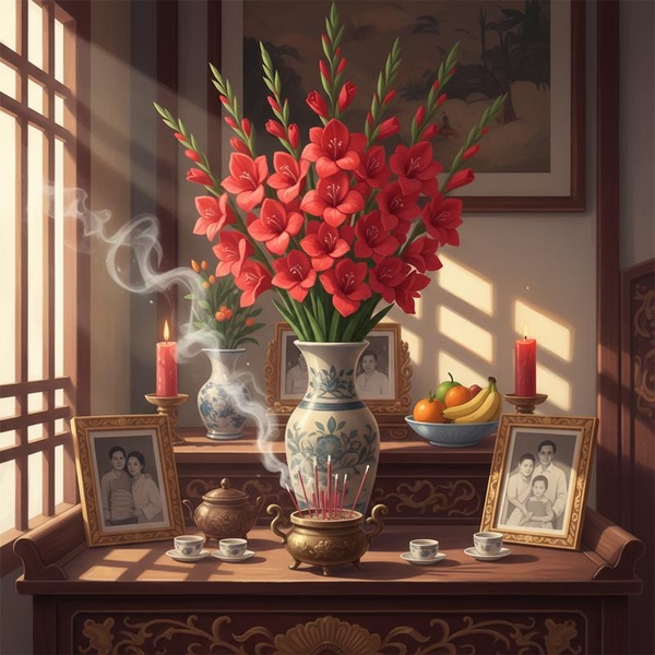 Hoa Lay Ơn Đỏ Trên Bàn Thờ Gia Tiên: Ý Nghĩa và Giá Trị Tinh Thần