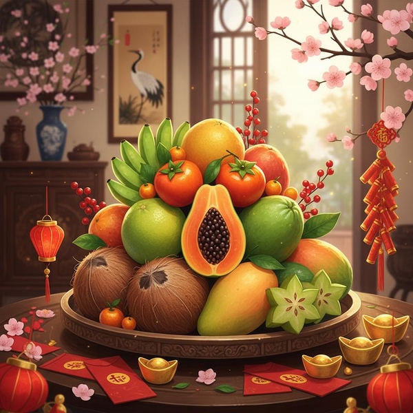 Cách Sắp Xếp Mâm Ngũ Quả Chuẩn Miền Bắc vs Miền Nam: Điểm Khác Biệt Văn Hóa