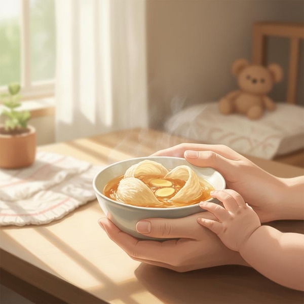 Trẻ Bị Ho Khan Kéo Dài: Yến Đảo Chưng Gừng Có Phải Là Giải Pháp An Toàn?