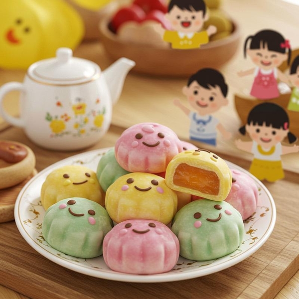 Công Thức Làm Bánh Trung Thu Mochi Mini Cho Bé