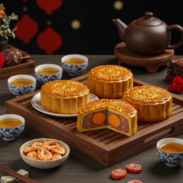 Bí Quyết Làm Bánh Trung Thu Nhân Tôm Khô, Lạp Xưởng, Xá Xíu Cho Người Mới Bắt Đầu